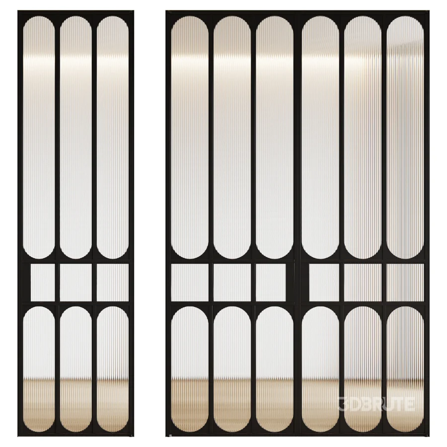 Aluminum doors in a hidden frame Image 3