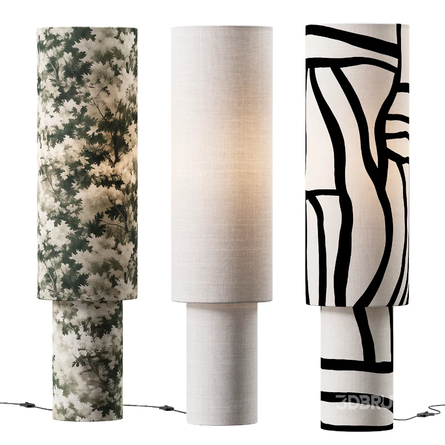 Patterned Floor Lamp Image 4