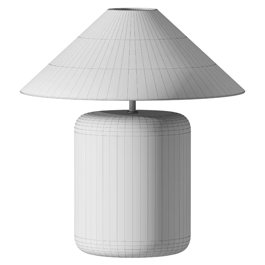 Block Golden Calacatta Marble Table Lamp Image 3