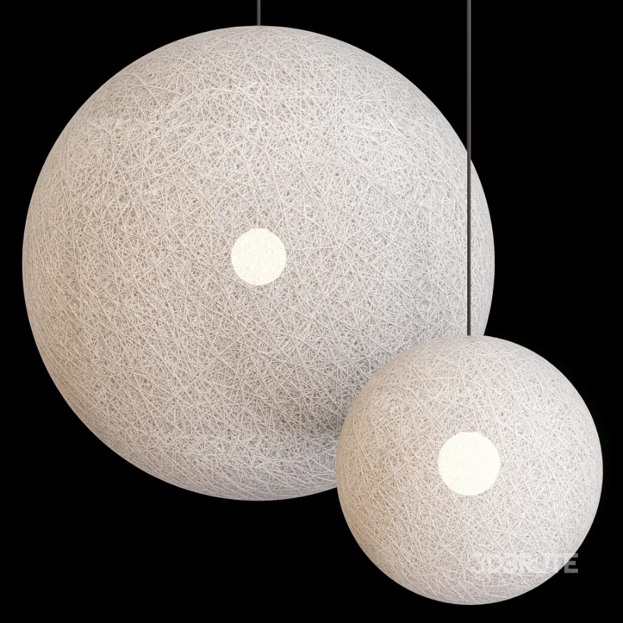 Moooi Thread Papier Mache Lamp Image 3