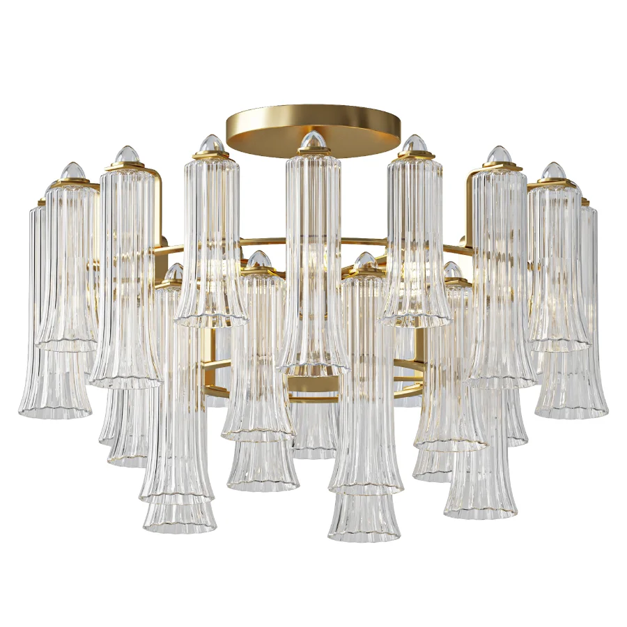 Visual Comfort Lorelei 18 Semi Flush Mount Image 1