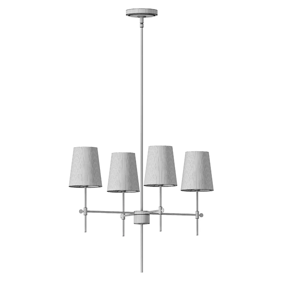 Agathon 4 Light Dimmable Chandelier Image 4