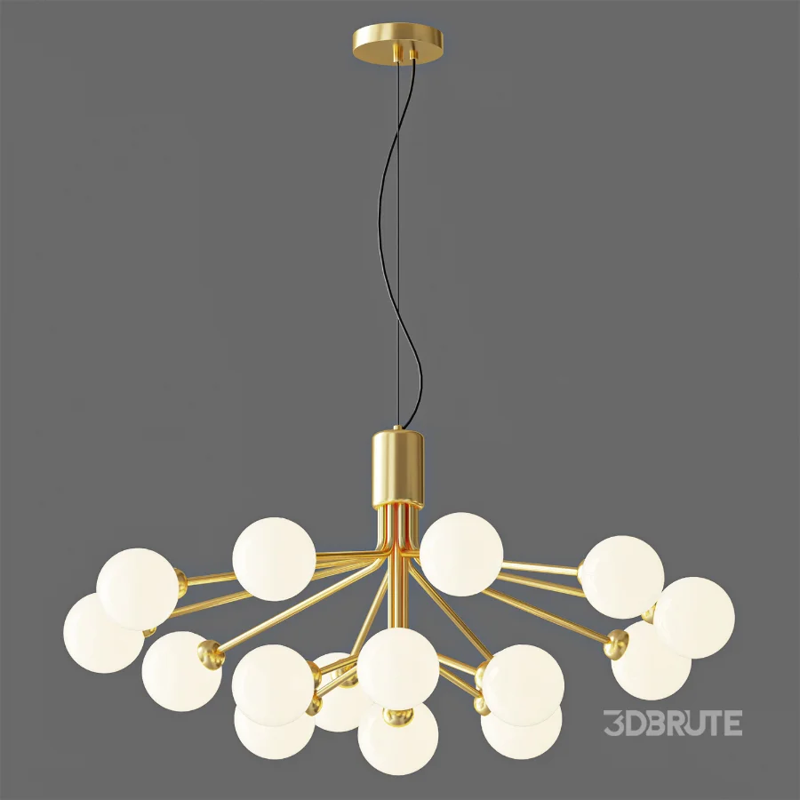 Possini Euro Davina LED Sputnik Chandelier Image 1