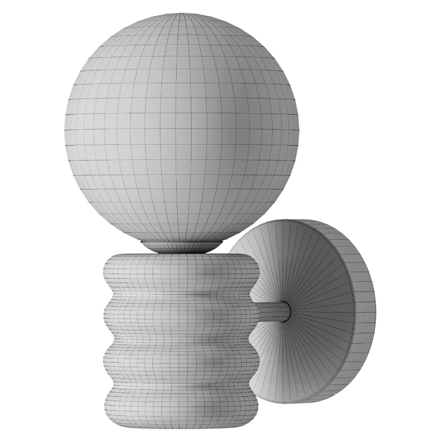 Zen Glow Travertine Wall Lamp Image 3