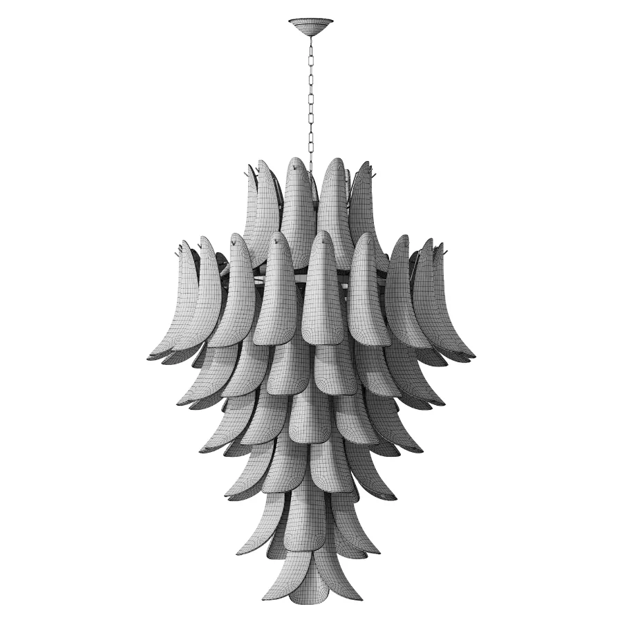 Murano Red Chandelier Image 4