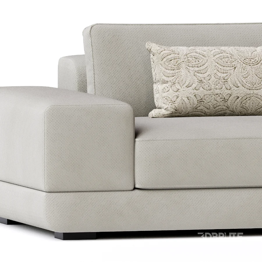 Light Gray Sofa Severino Image 3