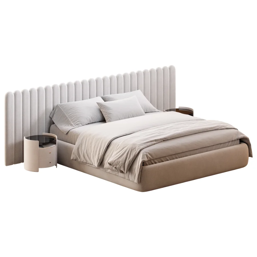 Savoyardi bed with wide headboard Image 3