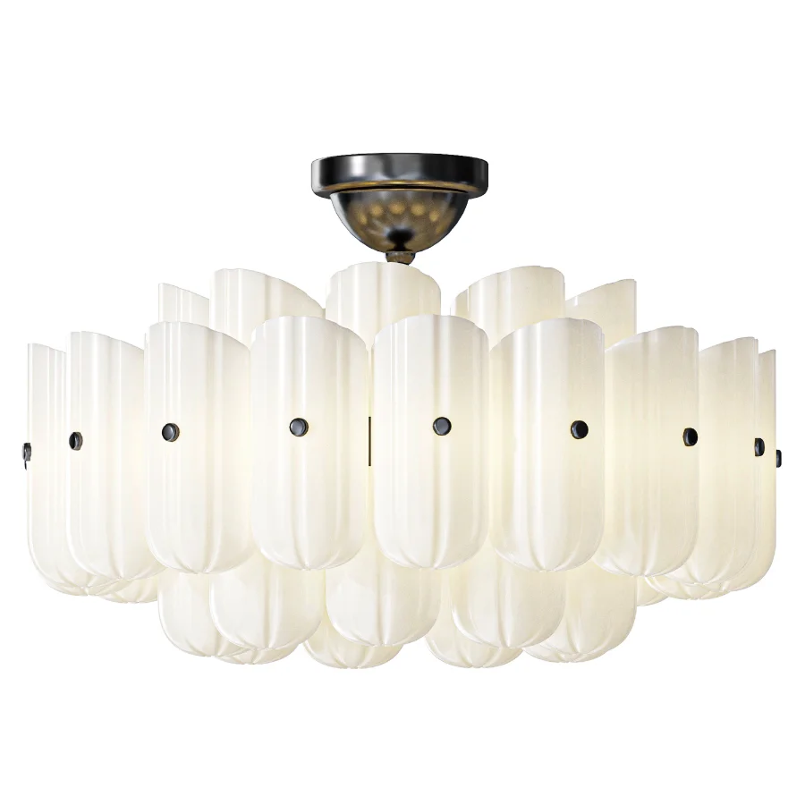 Roll & Hill Lorna LED Double Tier Flush Mount Image 2