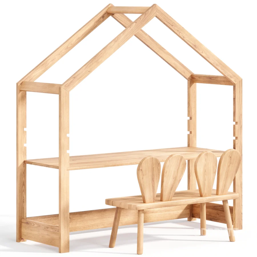 Kids Table and Chair By SKLUM Image 1