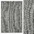 Herringbone Swedish Blue Handwoven Cotton Rug - Thumbnail 1