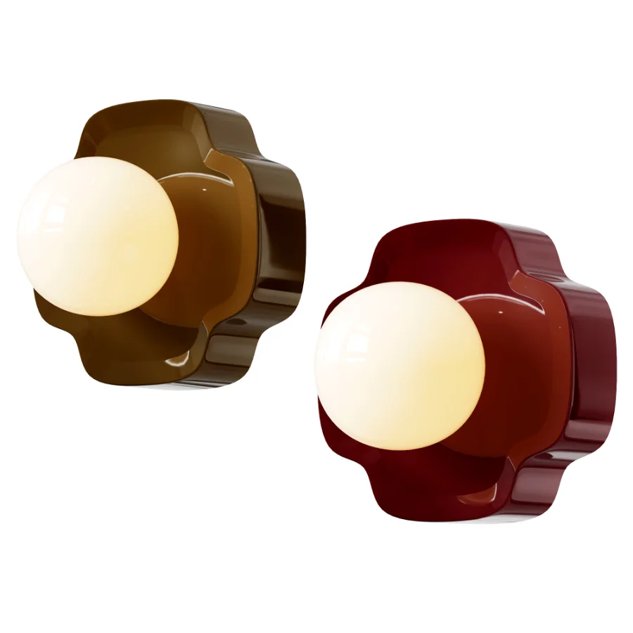 Flower shaped wall lamp Image 2