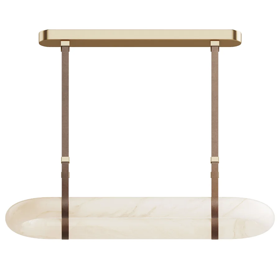 Circle Alabaster Chandelier Image 3