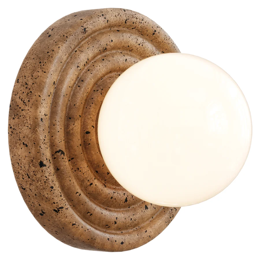 Lunara Travertine Wall Sconce Image 4