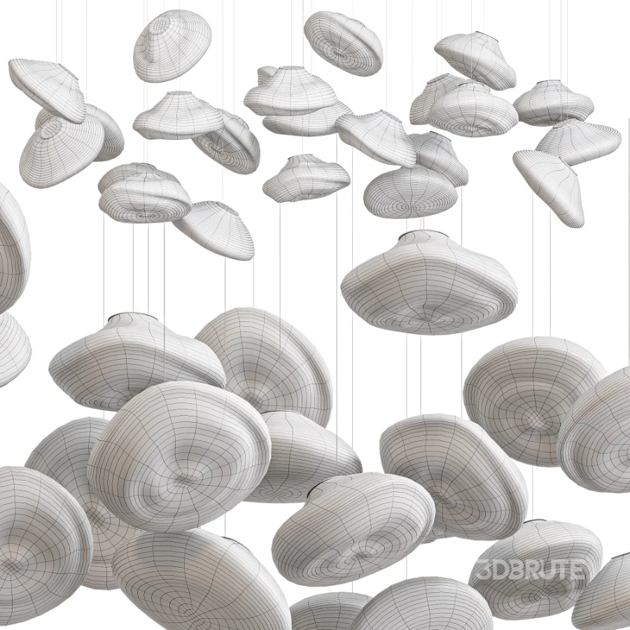 Random Glass Pendant Light By Pinlighting Image 4