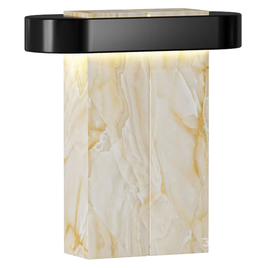 Lastra White Onyx Table Lamp Image 1