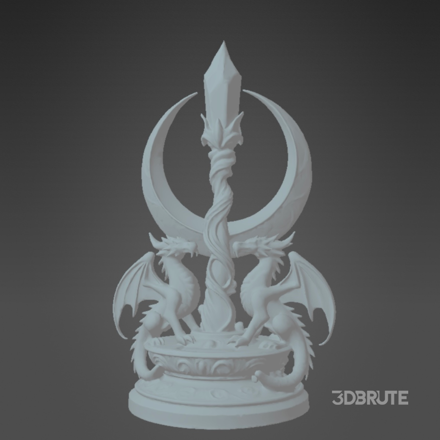 Twin Dragon Crystal Image 3