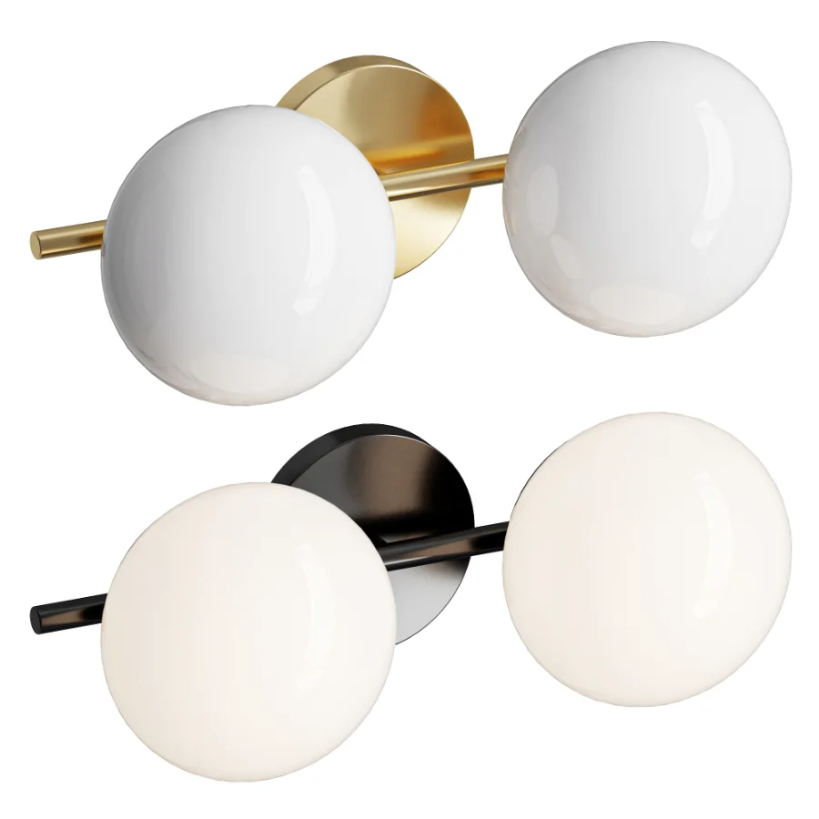 Lune Bath Sconce 2 head Image 1