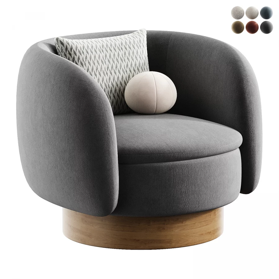 muir swivel chair Image 6
