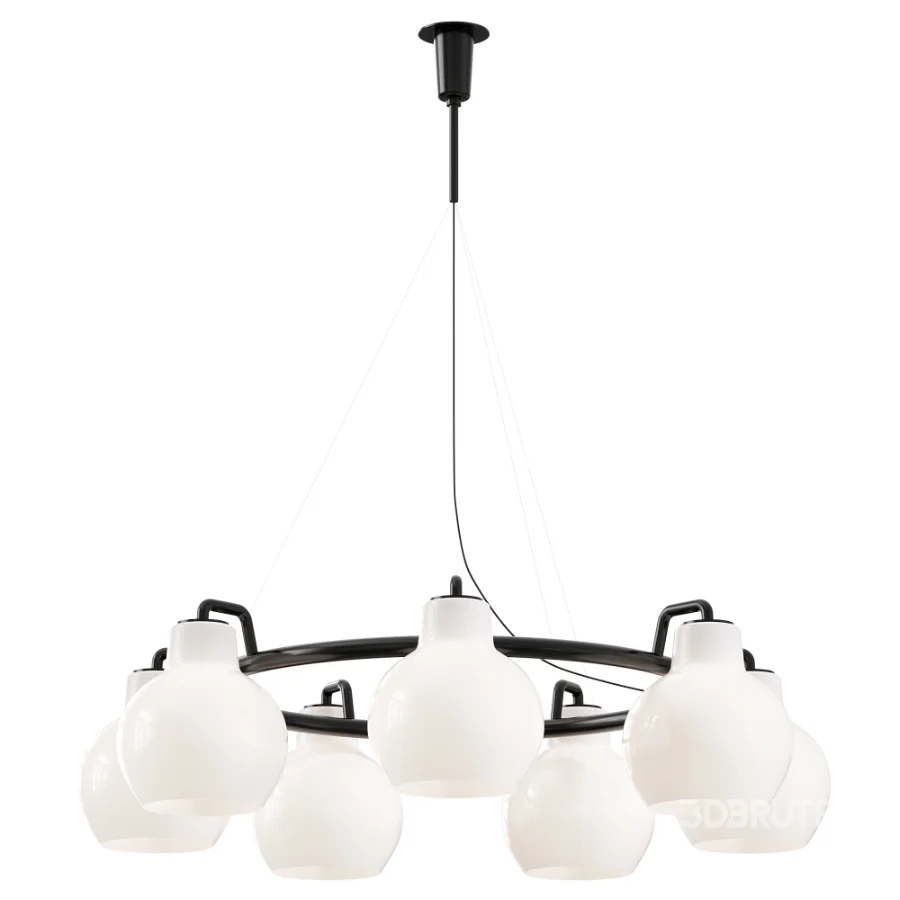 Vl Ring Crown Chandelier By Louis Poulsen Image 3