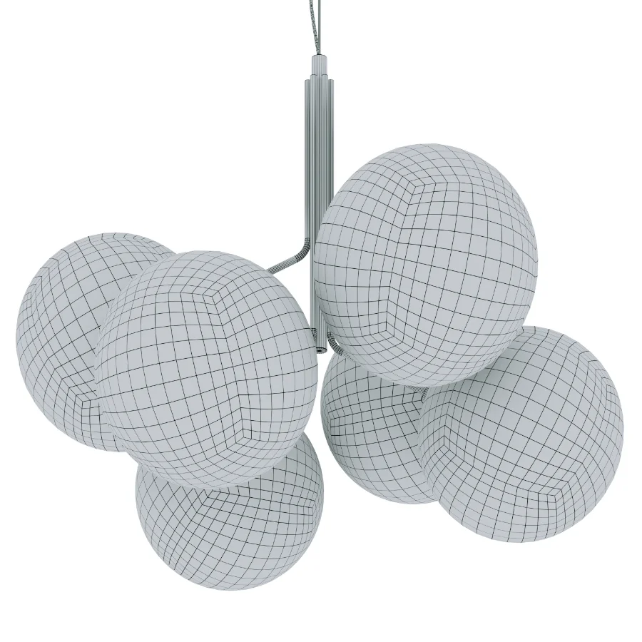 Bolle Cielo 6 Spheres Suspension Lamp Image 3