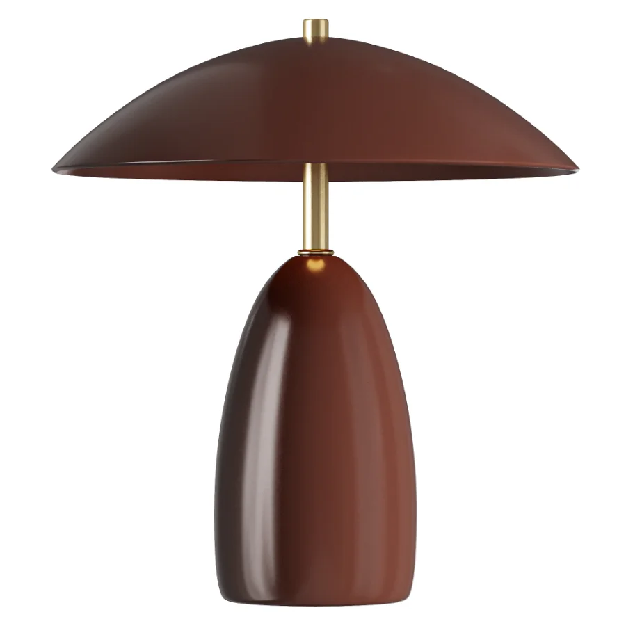 Aubrey LED Table Lamp Maroon Image 1