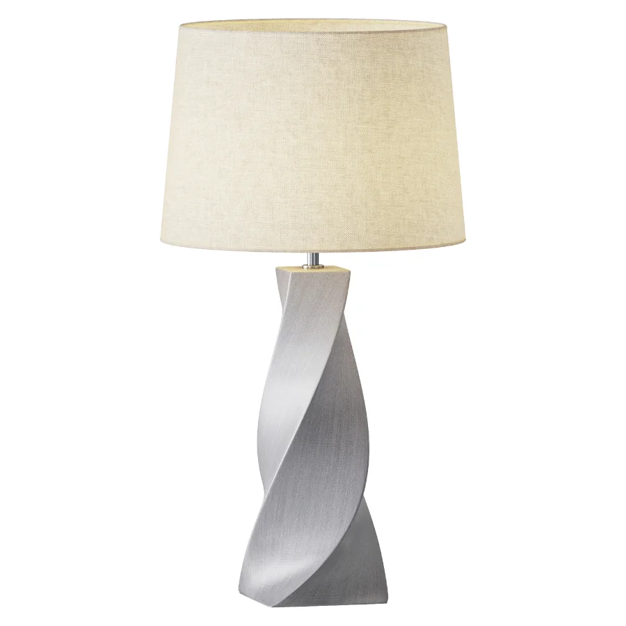 Table Lamp BELAYA Ceramic Grey Image 1