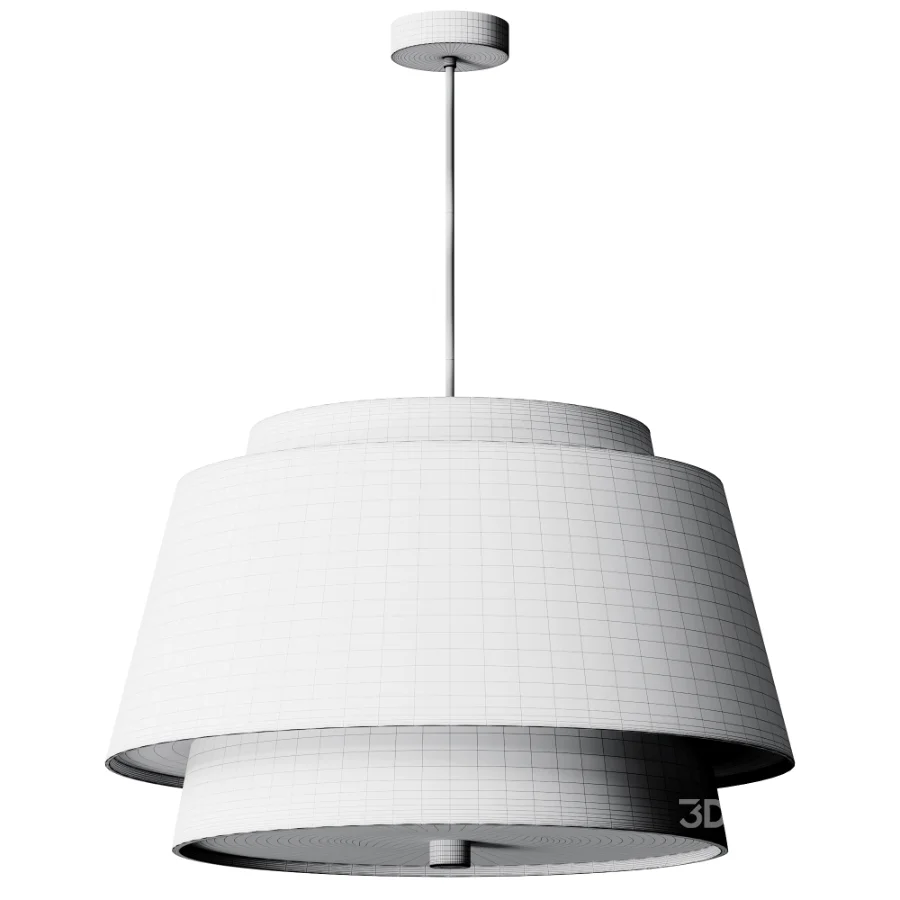 Scandi Tiered Pendant Lamp Image 3