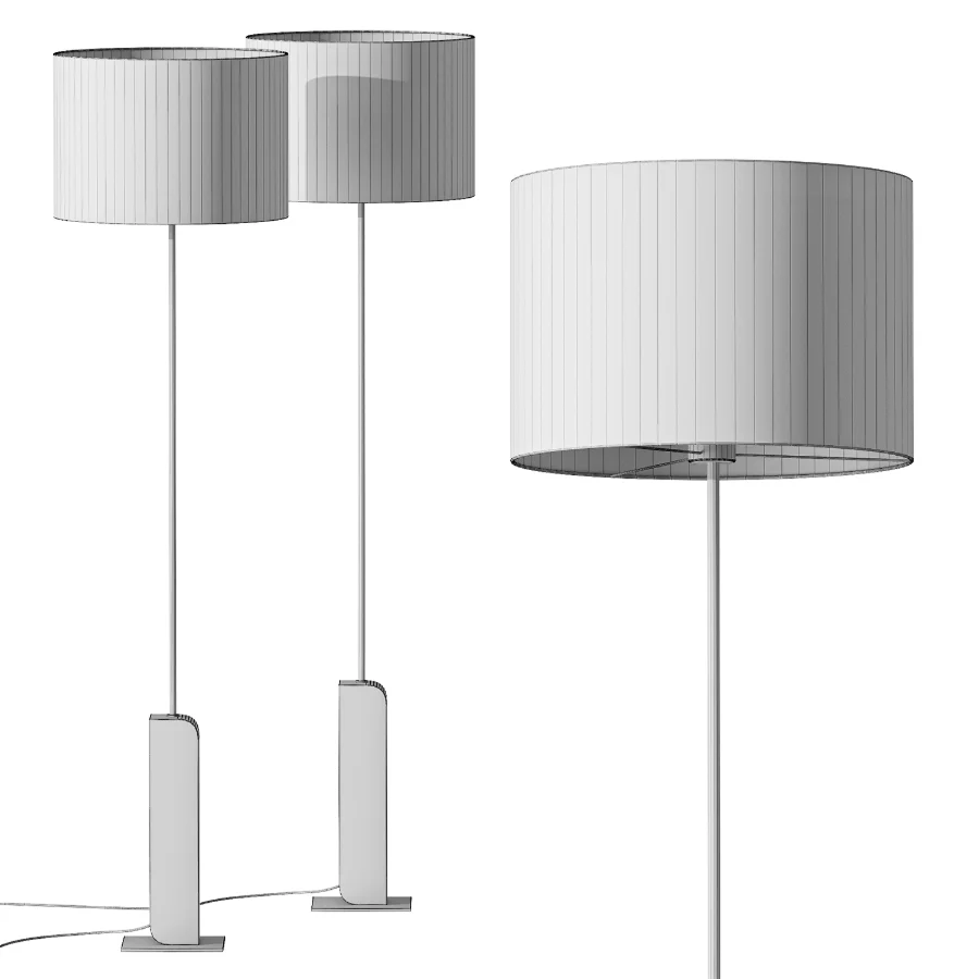 La Redoute Palaz Marble Floor Lamp Image 4