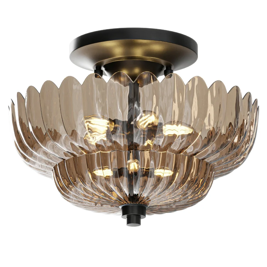 Raveena Semi Flush Mount Ping Lighting Image 2