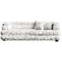 White Fabric Sofa Malaga - Thumbnail 1