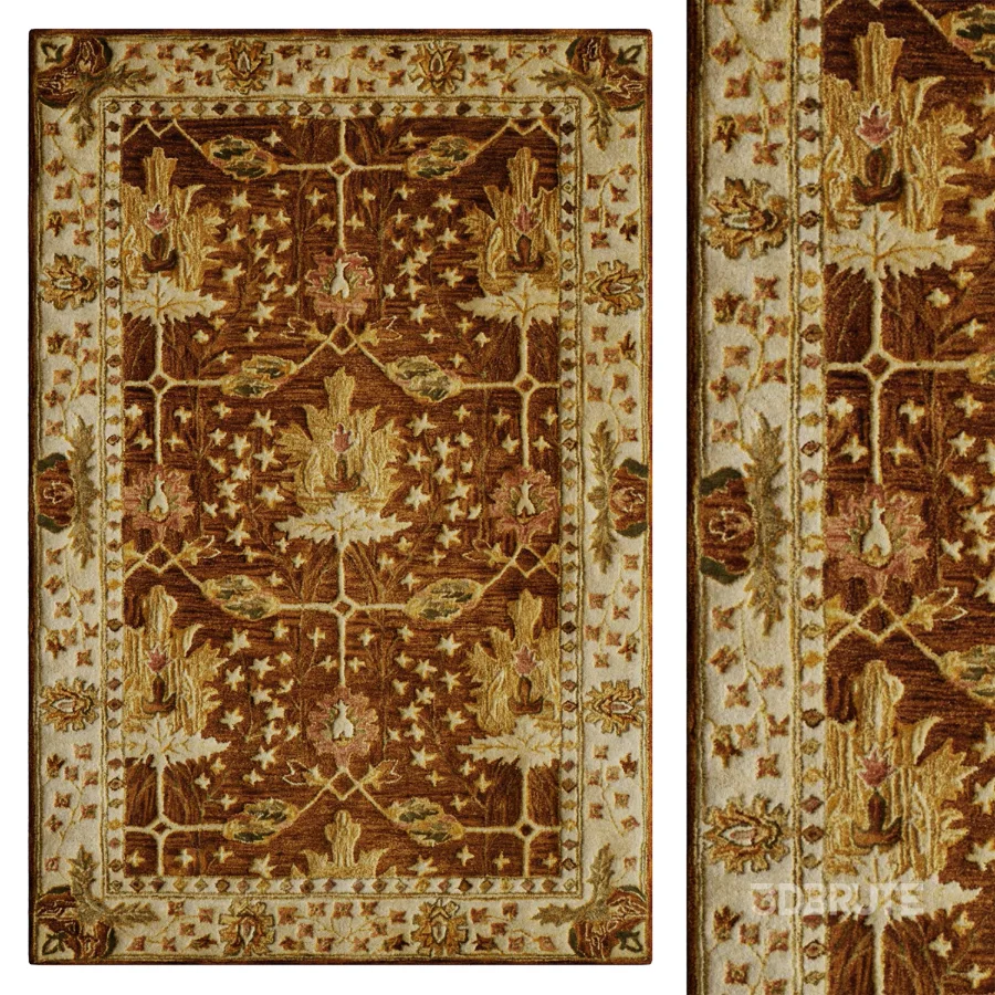 Antiquity Hand Tufted Brown Image 1