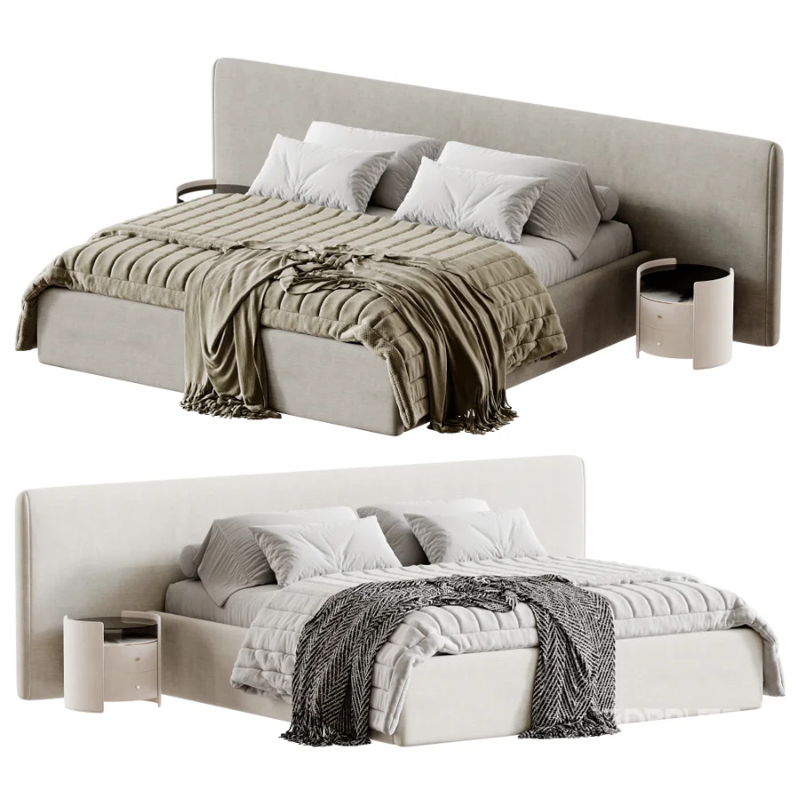 Japandi Double Bed Image 2