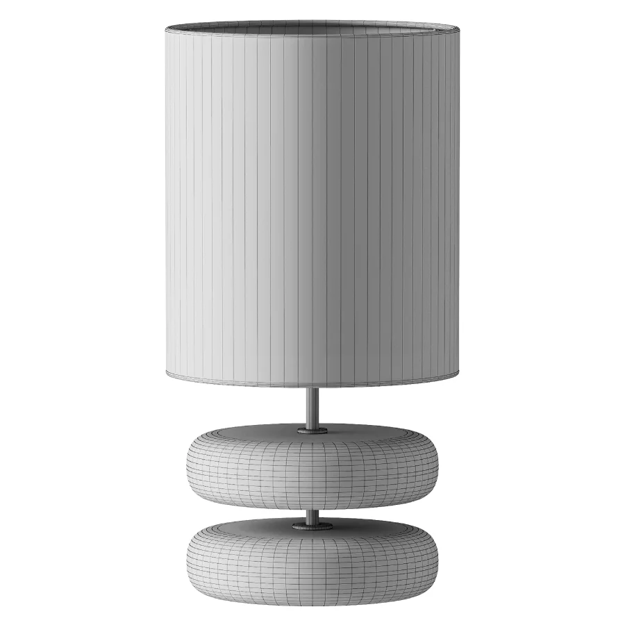 Docos Wooden Modern Bedroom Table Lamp Image 2