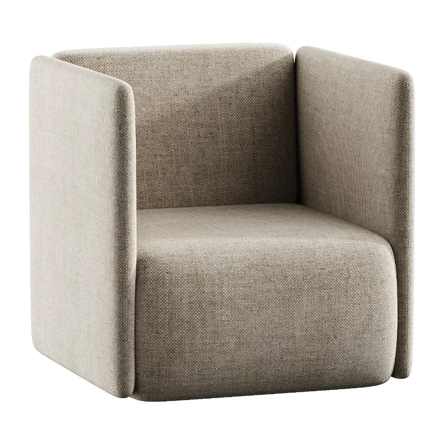 and fabric armchair Image 1