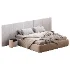 Rectangle bed with wide headboard - Thumbnail 4