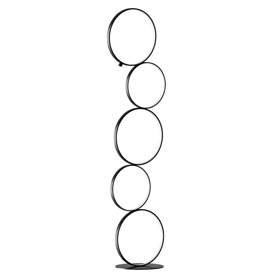 Nordic Ring Design Led Floor Lamp Image 2