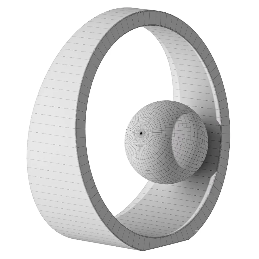 Marquinia Marble Ring Table Lamp Image 3