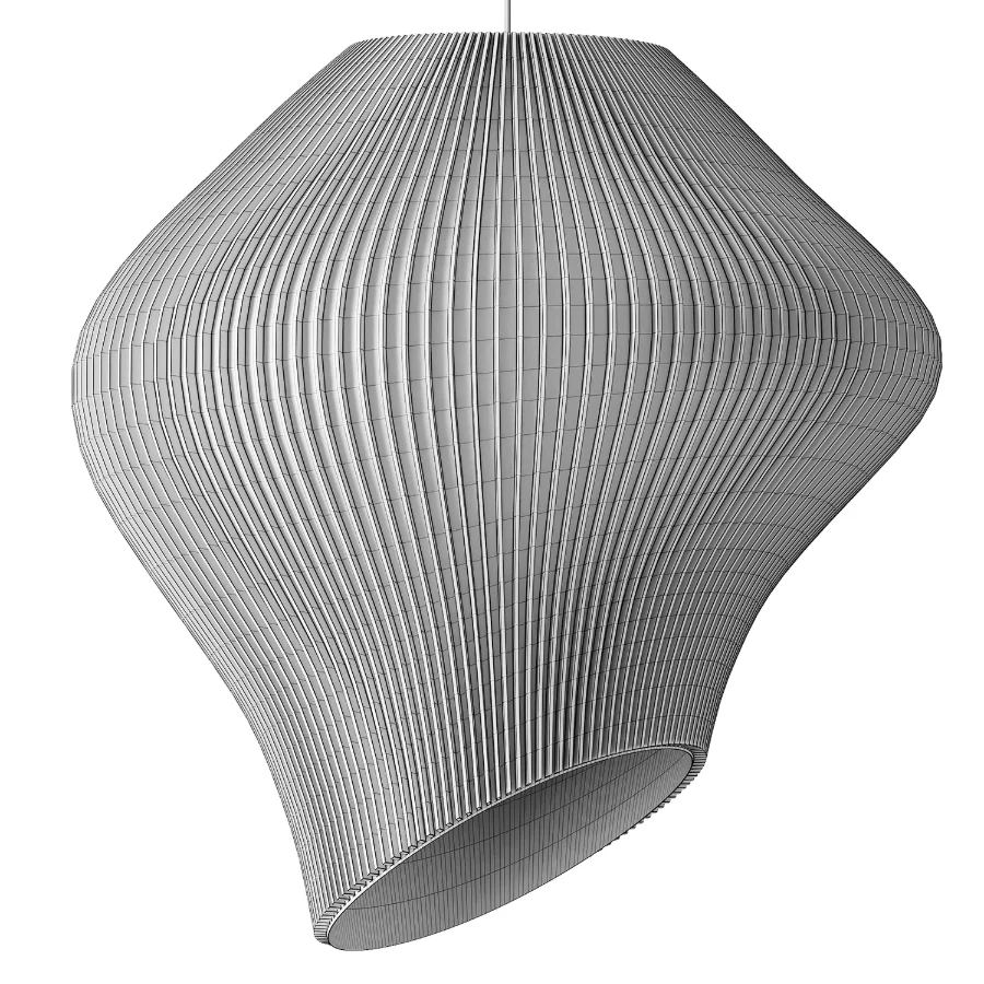 Large Sculptural Pendant Light Image 4