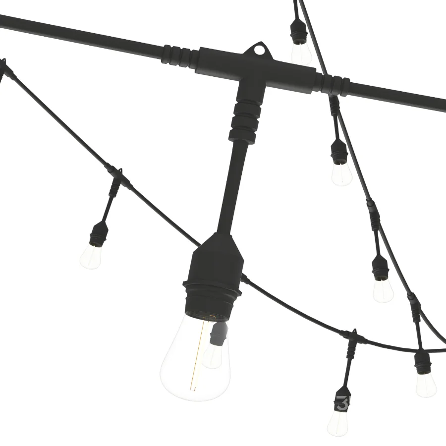 Editable Garland Retro Image 1