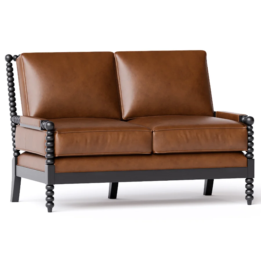 Spindle Settee Old Hickory Tannery Image 4