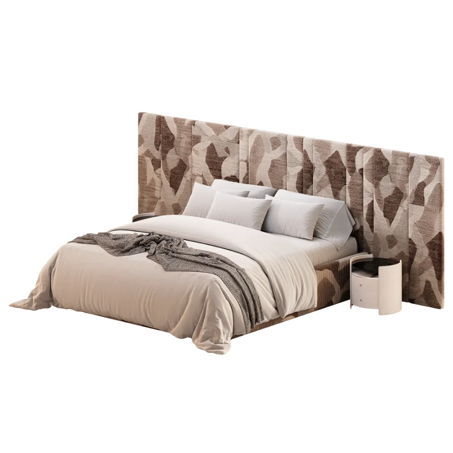 Desire bed with wide headboard Image 5