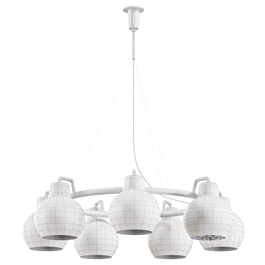 Vl Ring Crown Chandelier By Louis Poulsen Image 4