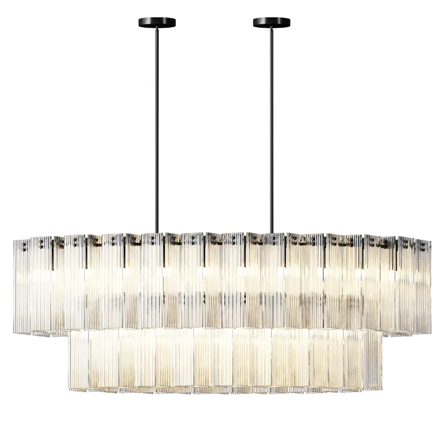 Delsie Oval Chandelier Image 3