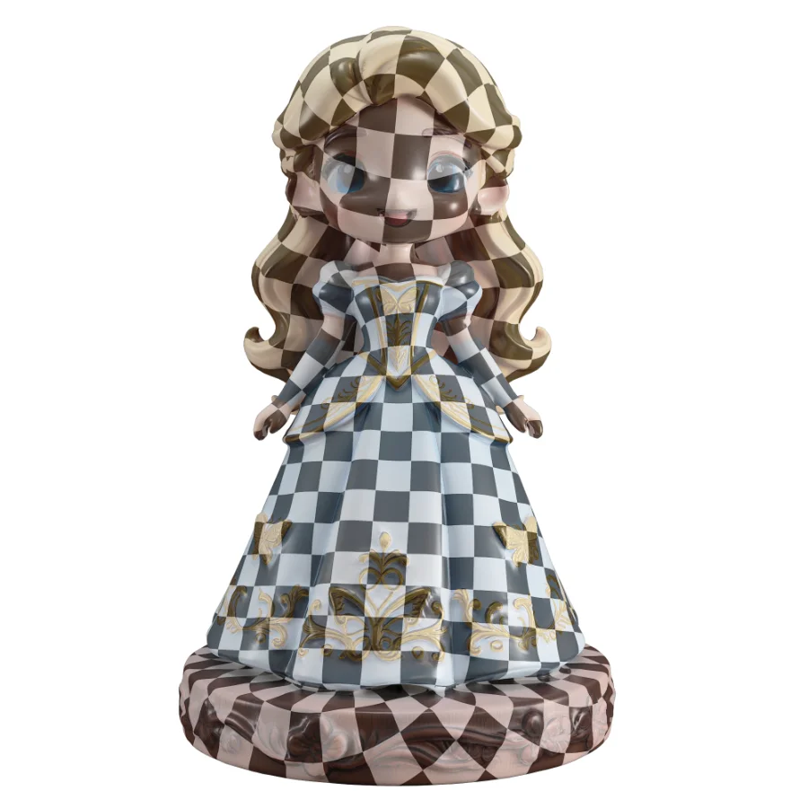 Stylized Elsa Girl Character Kid Cartoon Image 2