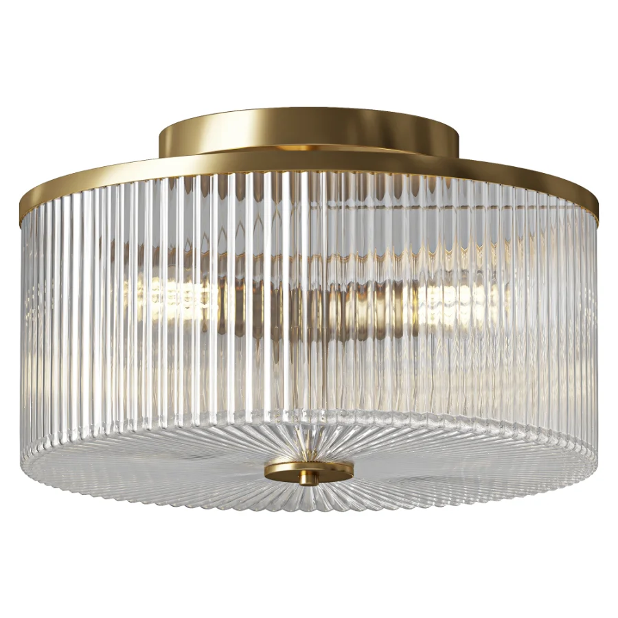 Possini Euro McKenzie Ceiling Light Image 1
