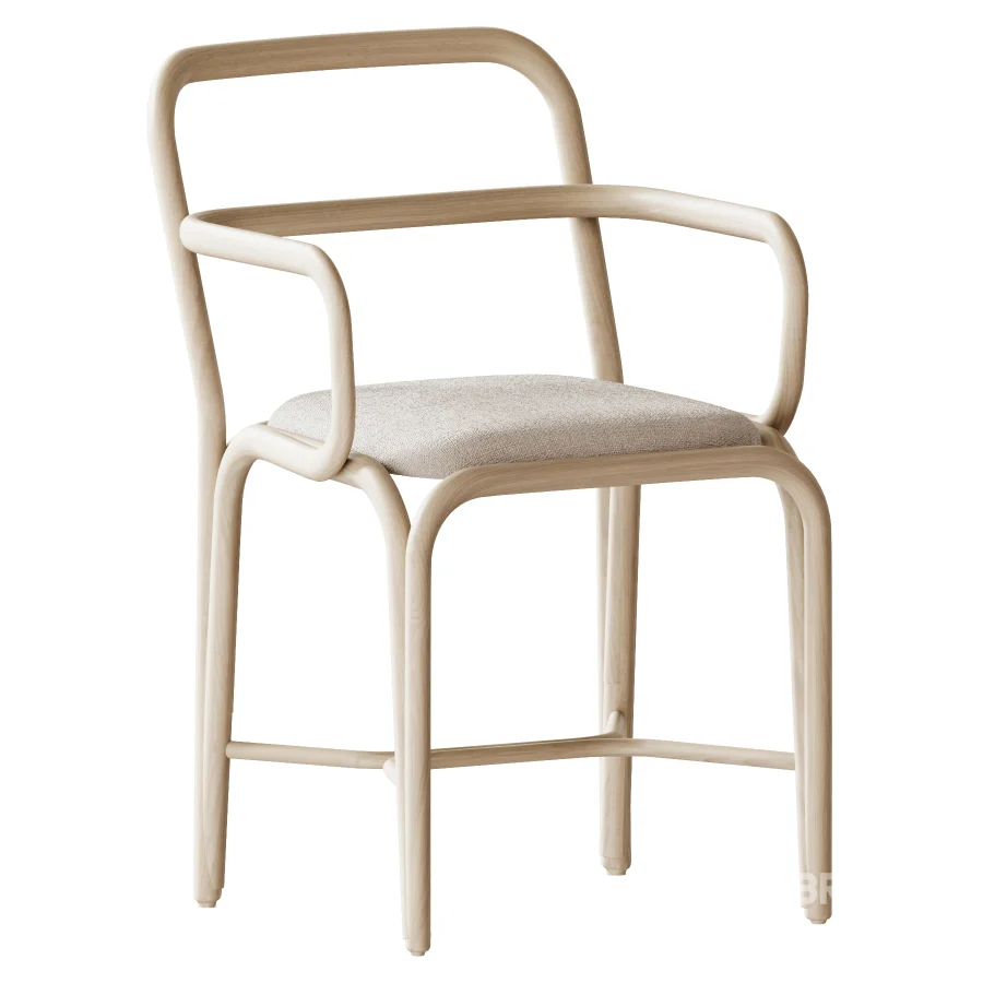 Fontal upholstered dining armchair Image 1