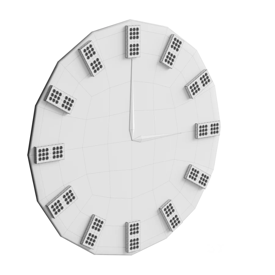 Domino Wall Clock Image 2