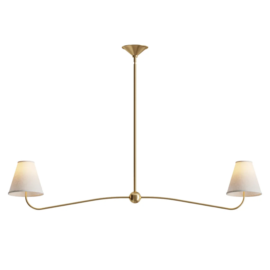 Fibura Modern Chandelier 2 heads Image 1