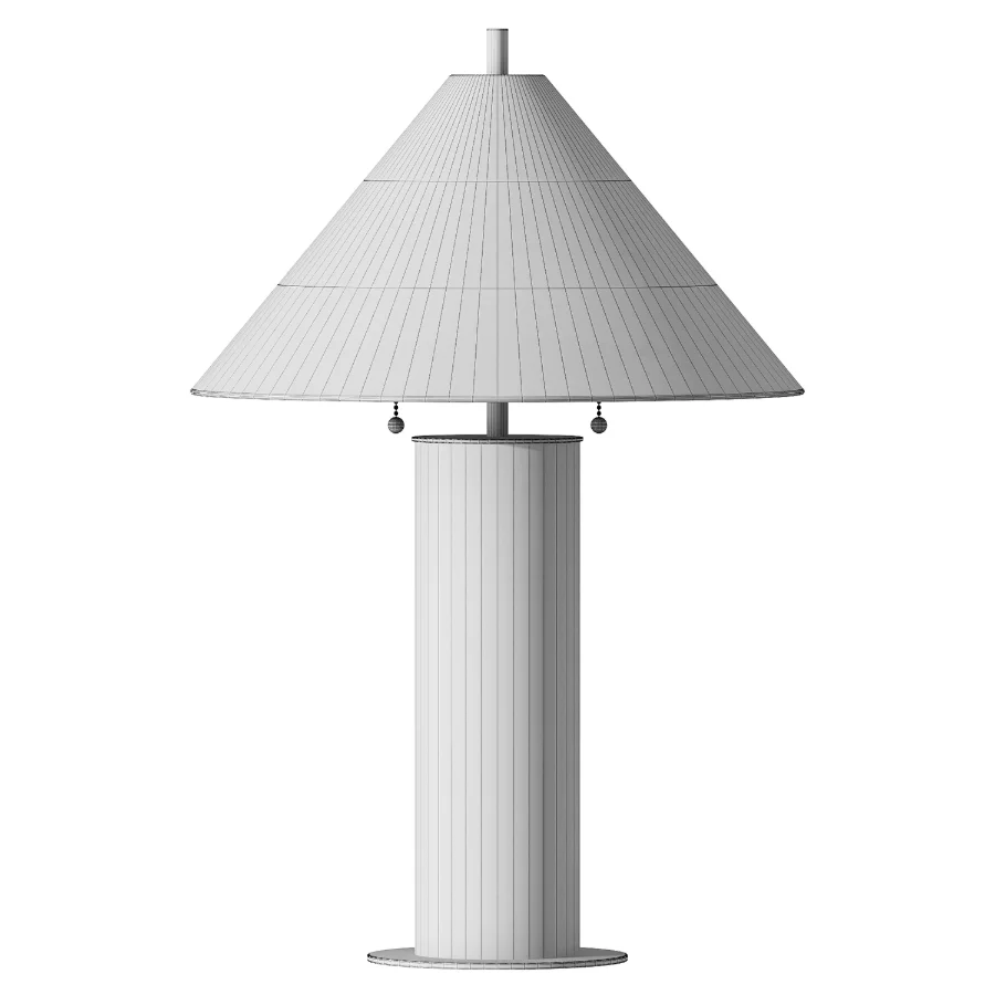 Remi Natural Linen Table Lamp Image 3