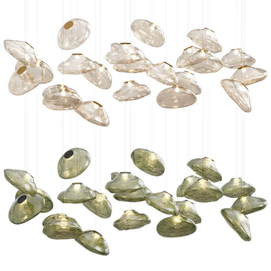 Random Glass Pendant Light By Pinlighting Image 3